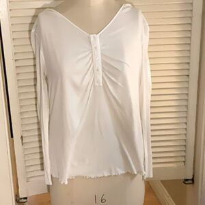 NWT Tommy Hilfiger Cotton Button up Henley . XXL.